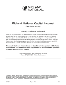 Capital Income disclosure