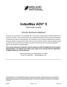 IndexMax ADV 5-year disclosure