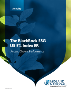 BlackRock ESG US 5% Index ER brochure